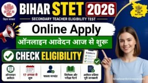 Bihar STET 2026 Online Apply